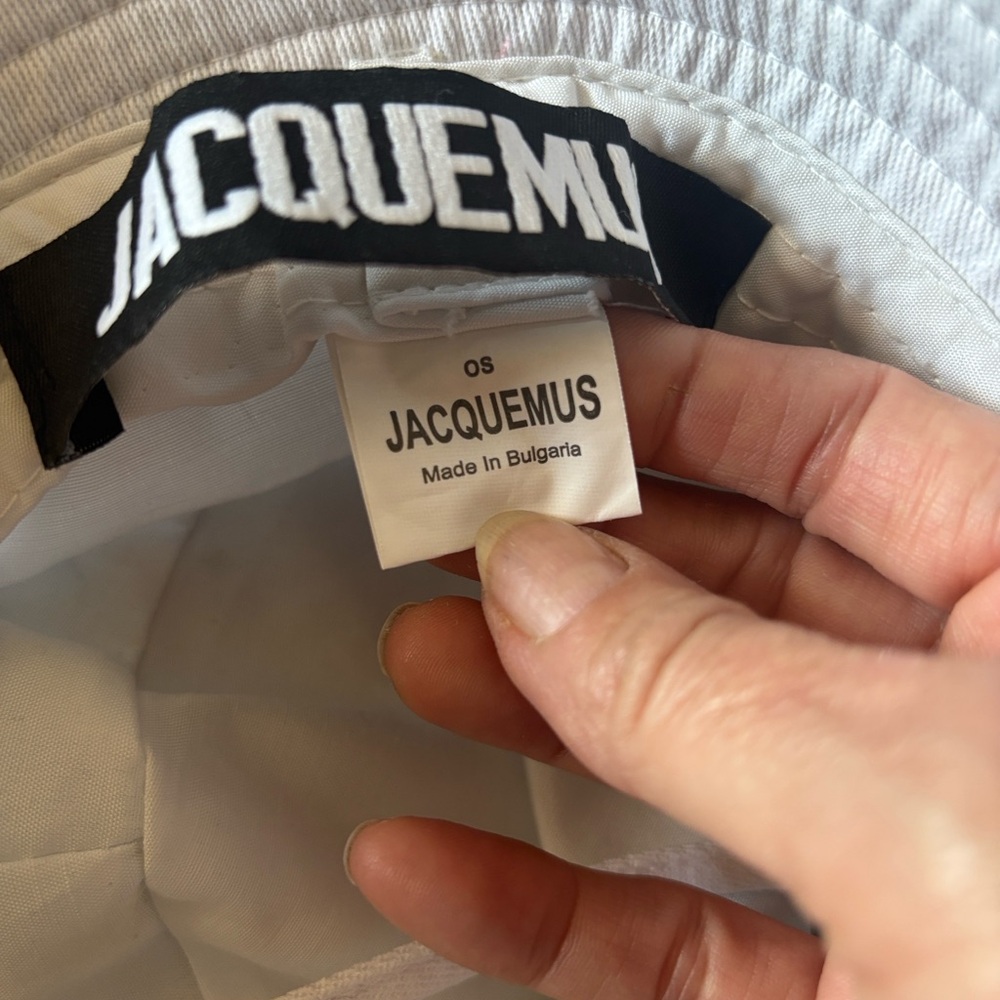 Jacquemus archout  Bucket Hat white os - Picture 7 of 9